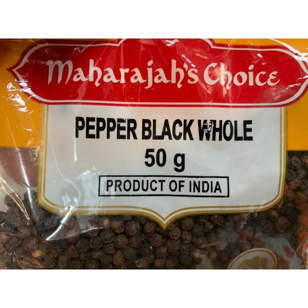Maharaja Choice black pepper whole 50g