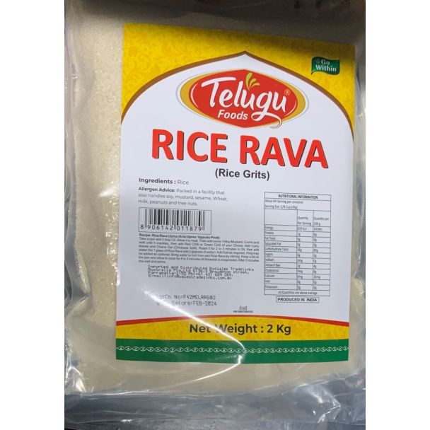 Telugu foods rice rava 2kg