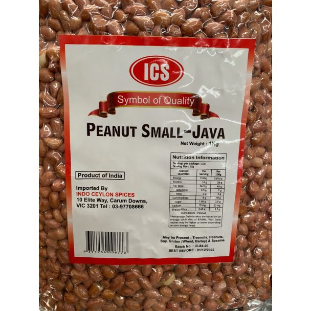 ICS Peanuts Raw Small 1kg