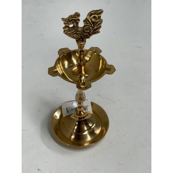Brass Kuthu Vizhakku SET - 5 inches