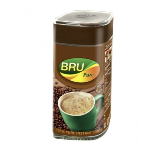 Bru Pure Instant Coffee Powder 100% 200g