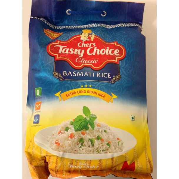 Chef&#039;s Tasty Choice Classic Basmati Rice - 5Kg