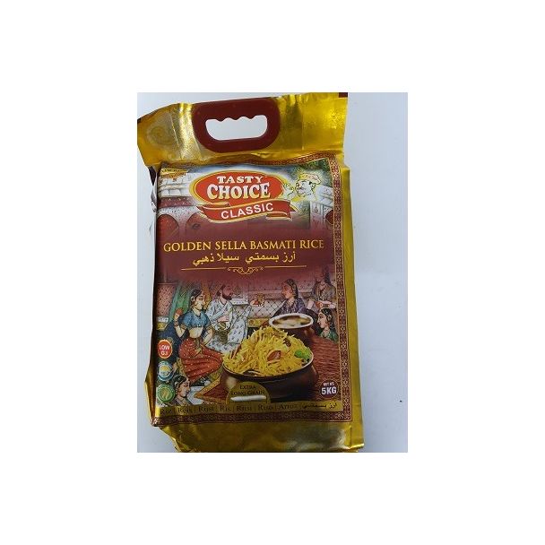 Chef&#039;s Tasty Choice Classic Golden Sella Basmati Rice 5kg