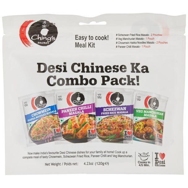 Chings Desi Chinese Combo Pack 120g