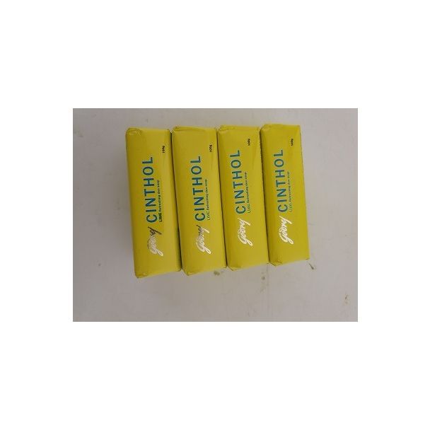 Cinthol Lime Soap 100g - 4 Pack