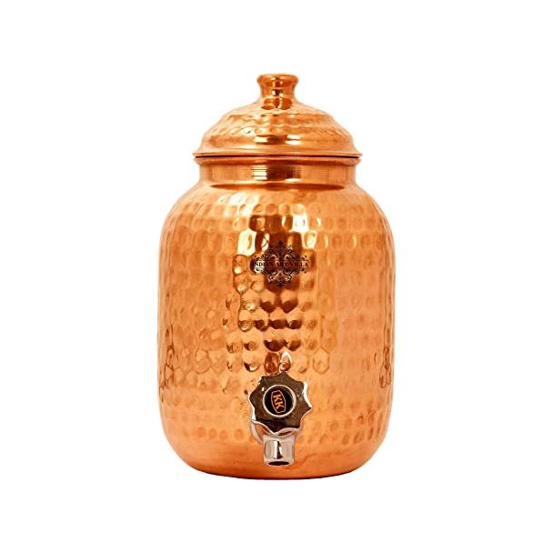 Copper Water Tank With Tap 4L