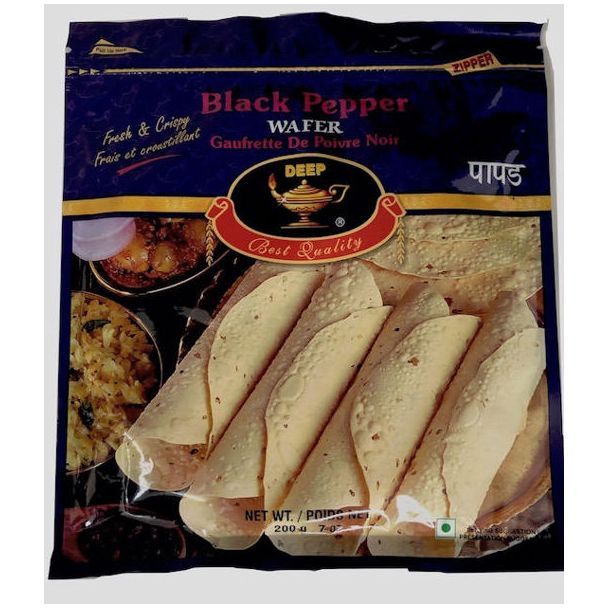 Deep Black Pepper Wafer