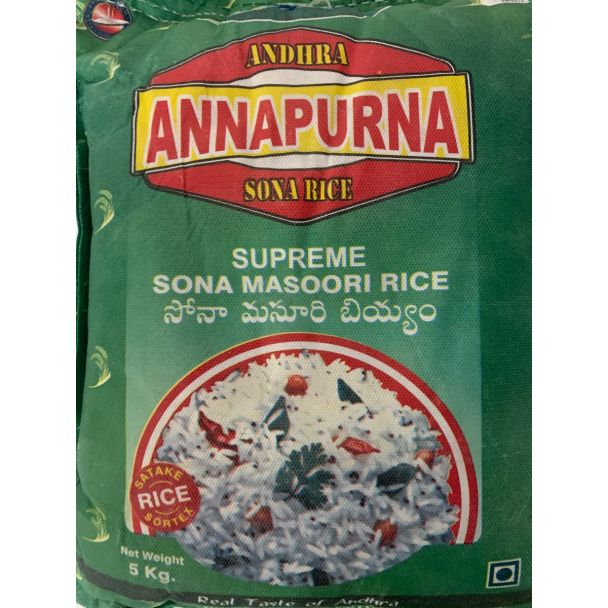 Annapurna Andhra Sona Masoori Rice 5kg
