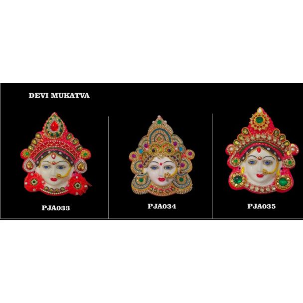 Decorative Goddess Face - Lakshmi Pooja