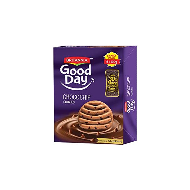 Good Day choco chips value pack cookies (6 pack)720g