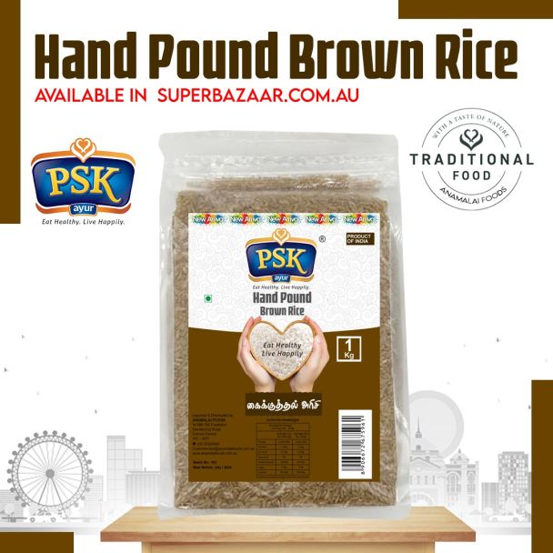 PSK Ayur Handpound Rice 1kg