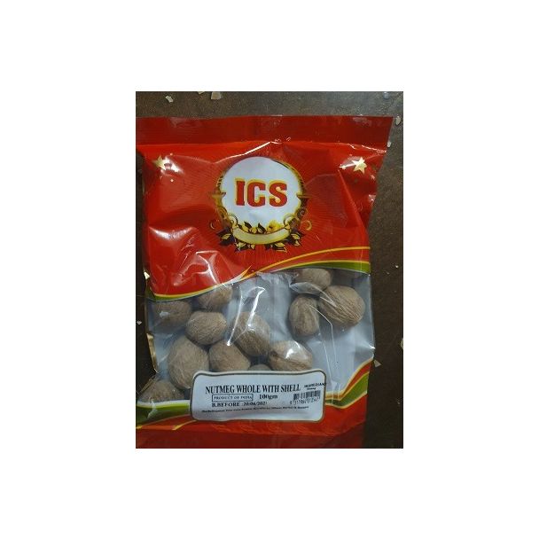 ICS nutmeg Whole With Shell 100g