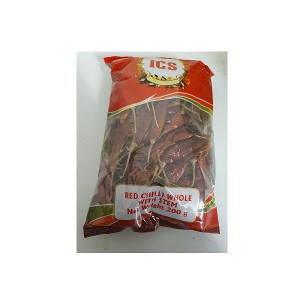 ICS Red Chilly Whole With Stem 200g