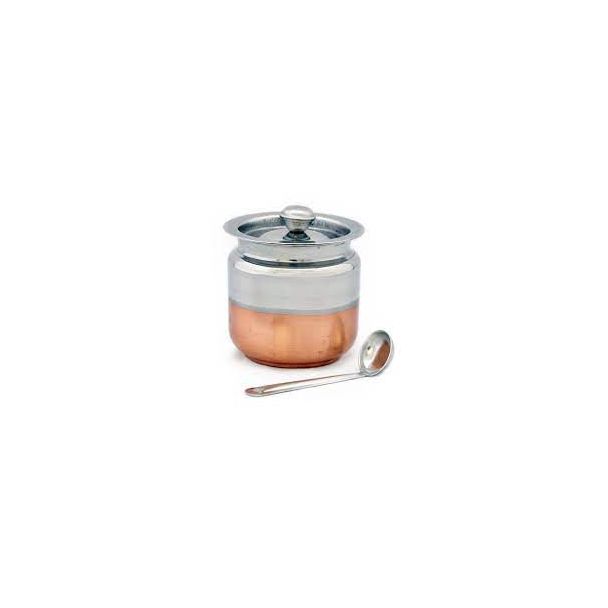 Stainless Steel Oil Container with Copperbottom Size 3