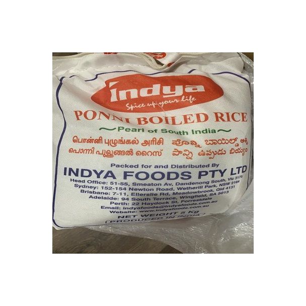 Indya Ponni Boiled rice 5kg