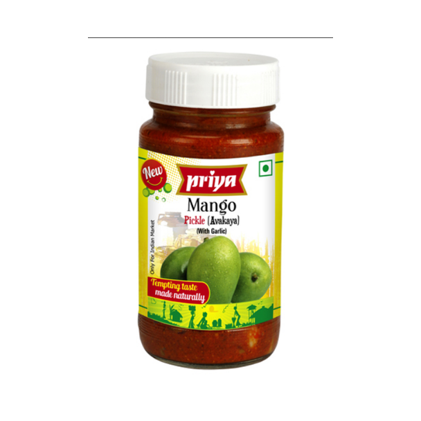 Priya Mango Pickle(avakaya) 300g(with garlic)