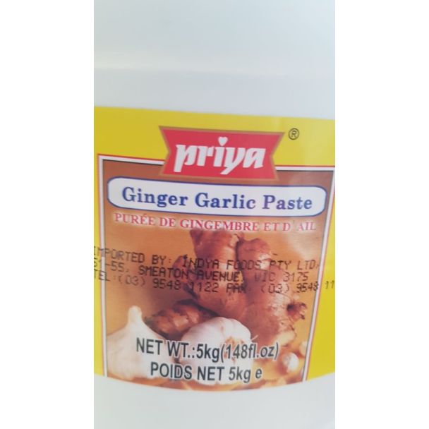 Priya Ginger Garlic Paste 5kg
