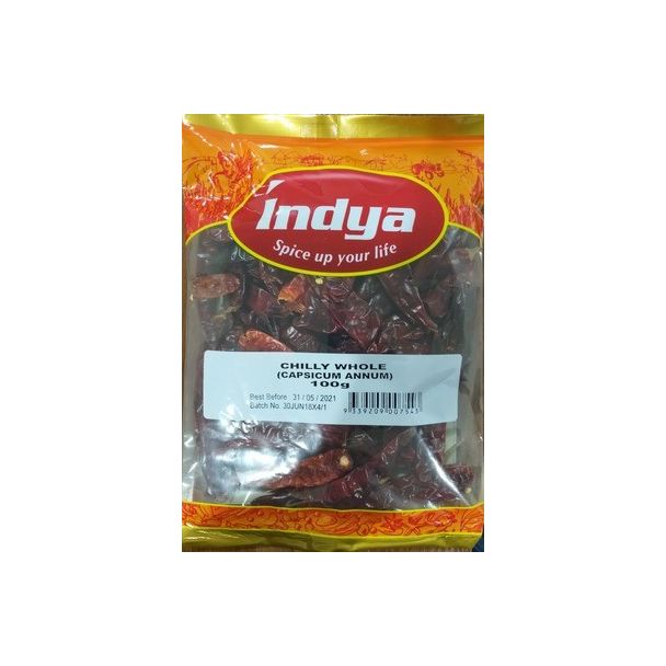 Indya Red Chilly whole 100gm
