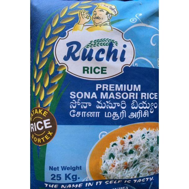Ruchi Sona Masoori Premium Rice 25kg