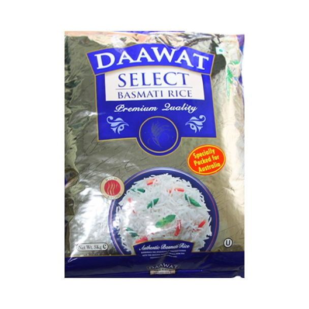 Daawat Select Basmati Rice Premium 5kg
