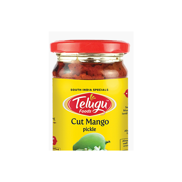 Telugu Foods Cut Mango Pickle With Garlic 1kg