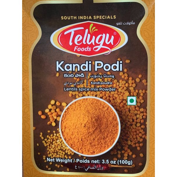 Telugu Foods Kandi Podi (Lentils Spice Mix) 100g