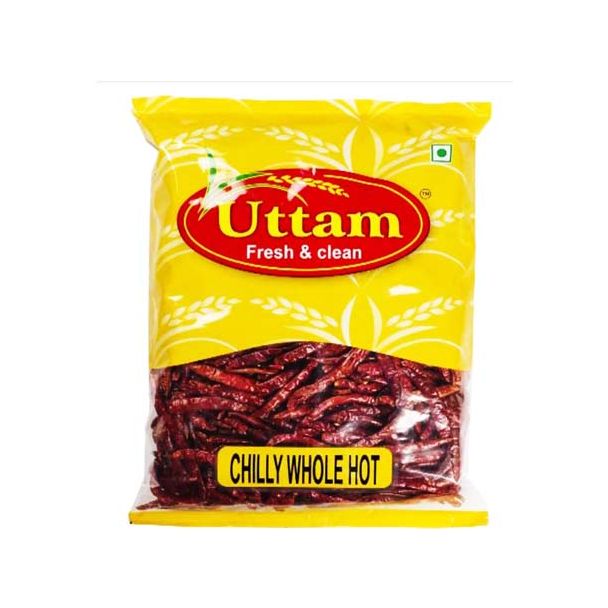 Uttam Red Chilly Whole Hot 500g