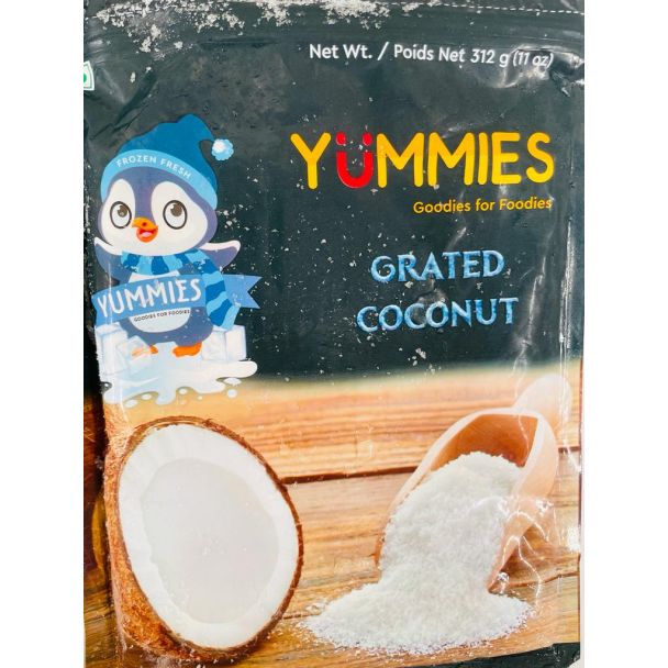 Yummies Frozen Grated Coconut 312g